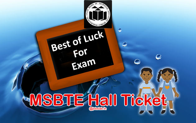 MSBTE Hall Ticket Winter 2022 for Diploma Polytechnic (W22) Exam